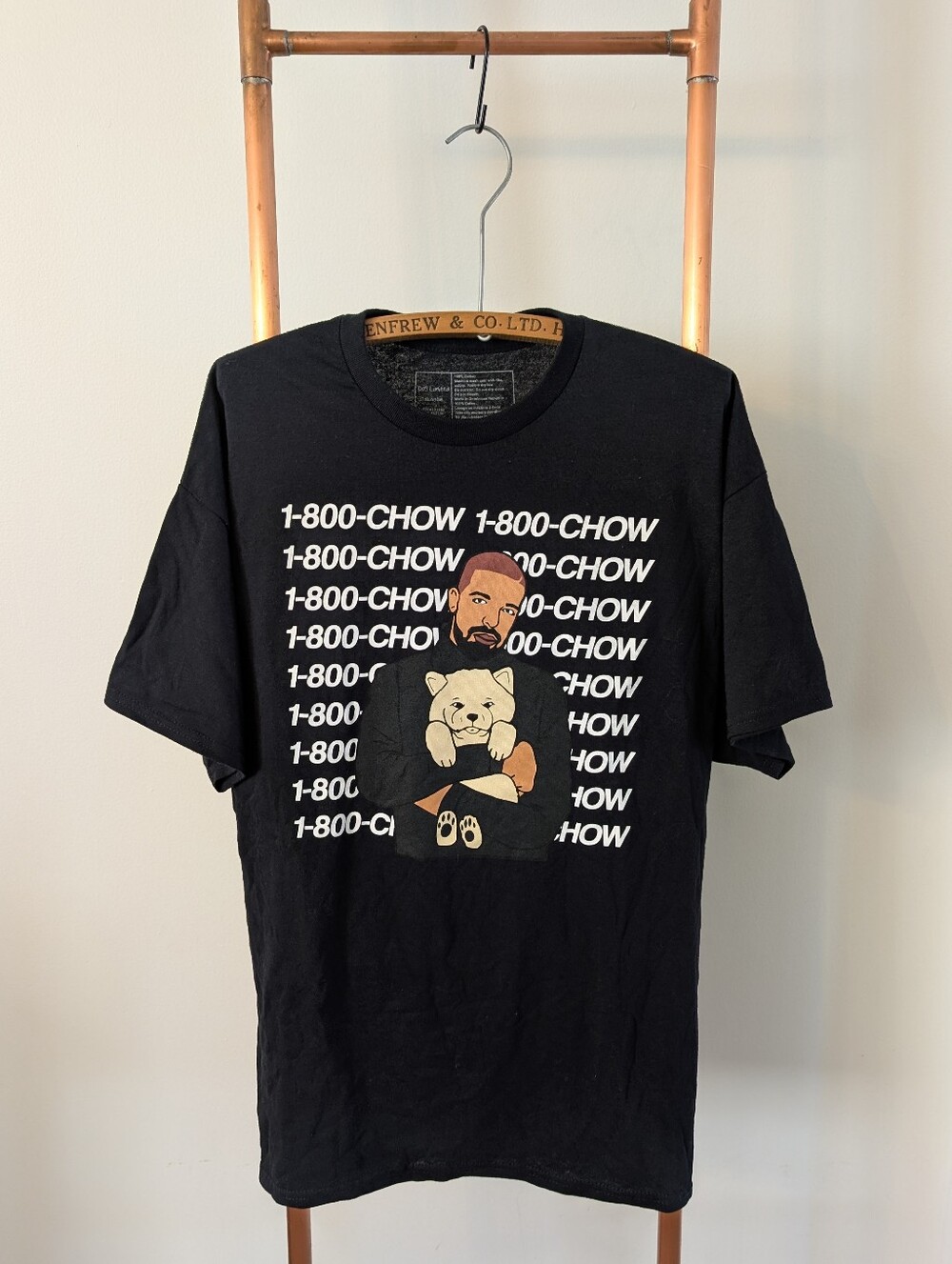 "1-800-CHOW" Drake T-Shirt (XL)
